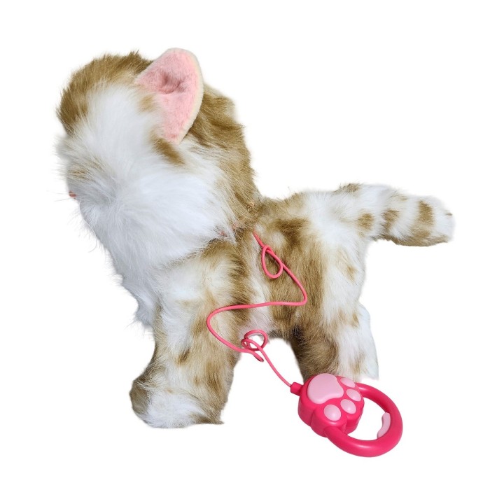Robot Gato Campanita Mascota Movimiento Control +bateria