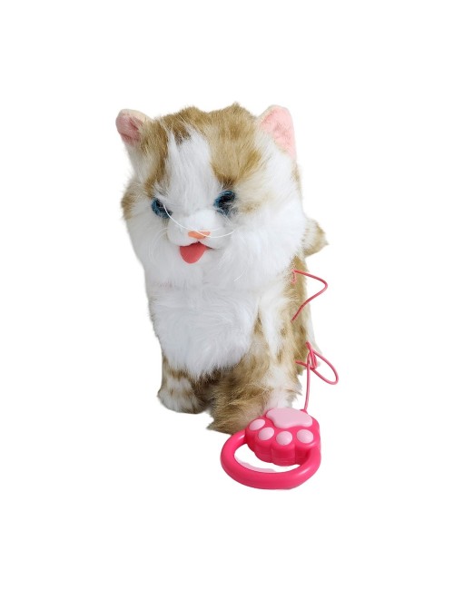 Robot Gato Campanita Mascota Movimiento Control +bateria