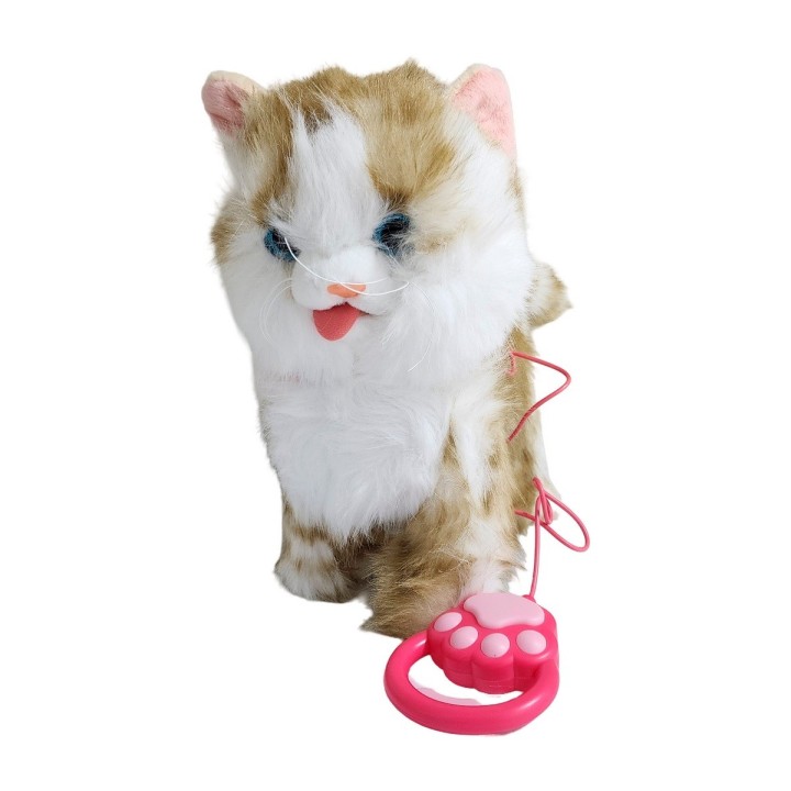 Robot Gato Campanita Mascota Movimiento Control +bateria