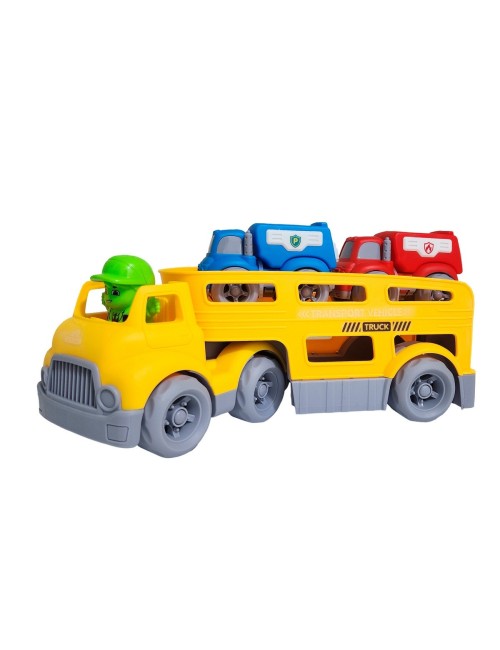 Camión Tractomula Bombero Policia Vehiculos Juguete Niños