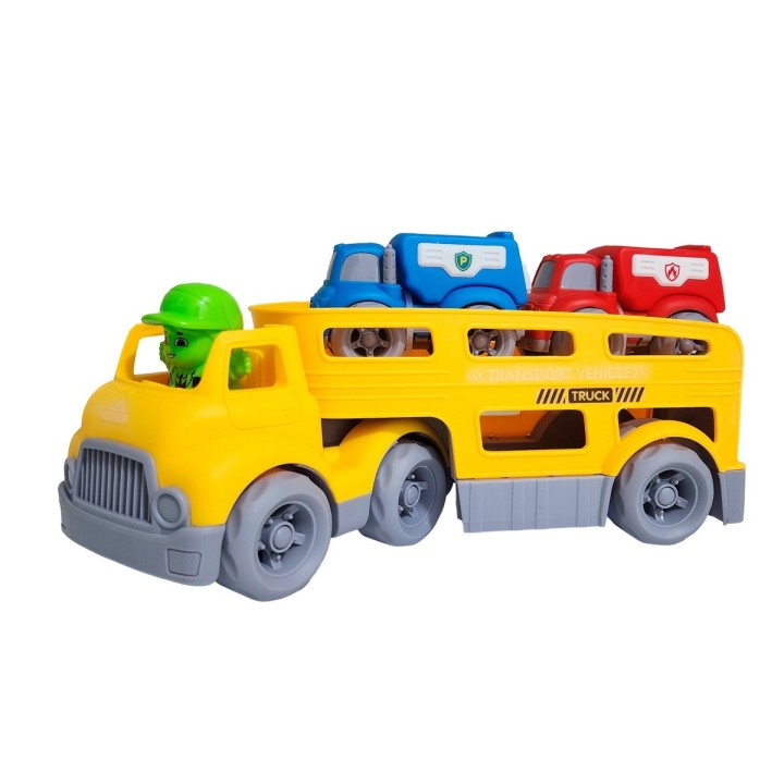 Camión Tractomula Bombero Policia Vehiculos Juguete Niños