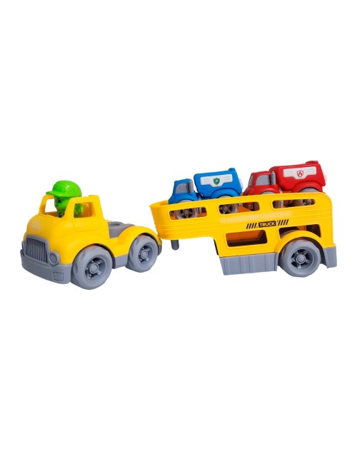 Camión Tractomula Bombero Policia Vehiculos Juguete Niños