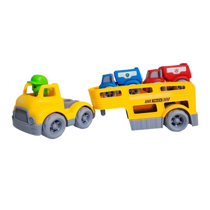 Camión Tractomula Bombero Policia Vehiculos Juguete Niños