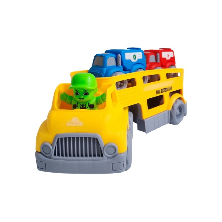 Camión Tractomula Bombero Policia Vehiculos Juguete Niños