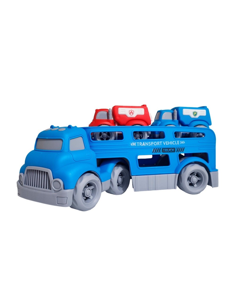 Camión Tractomula Bombero Policia Vehiculos Juguete Niños