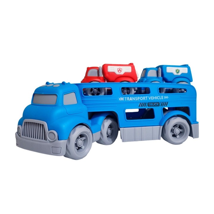 Camión Tractomula Bombero Policia Vehiculos Juguete Niños