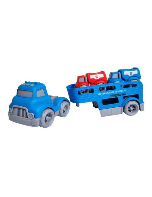 Camión Tractomula Bombero Policia Vehiculos Juguete Niños