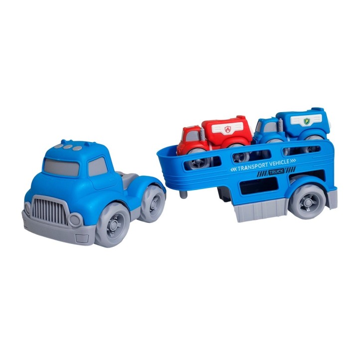 Camión Tractomula Bombero Policia Vehiculos Juguete Niños