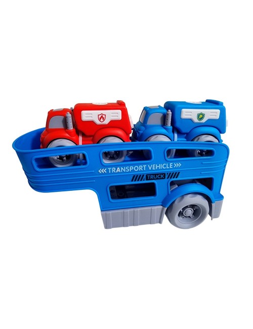 Camión Tractomula Bombero Policia Vehiculos Juguete Niños