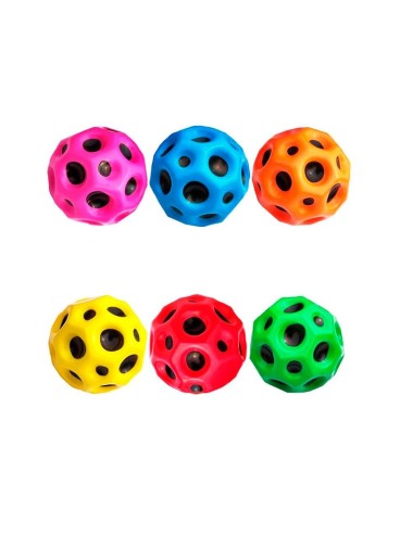 Pelotas Antiestres Saltarina Unicolor Unisex X 6 Unidades