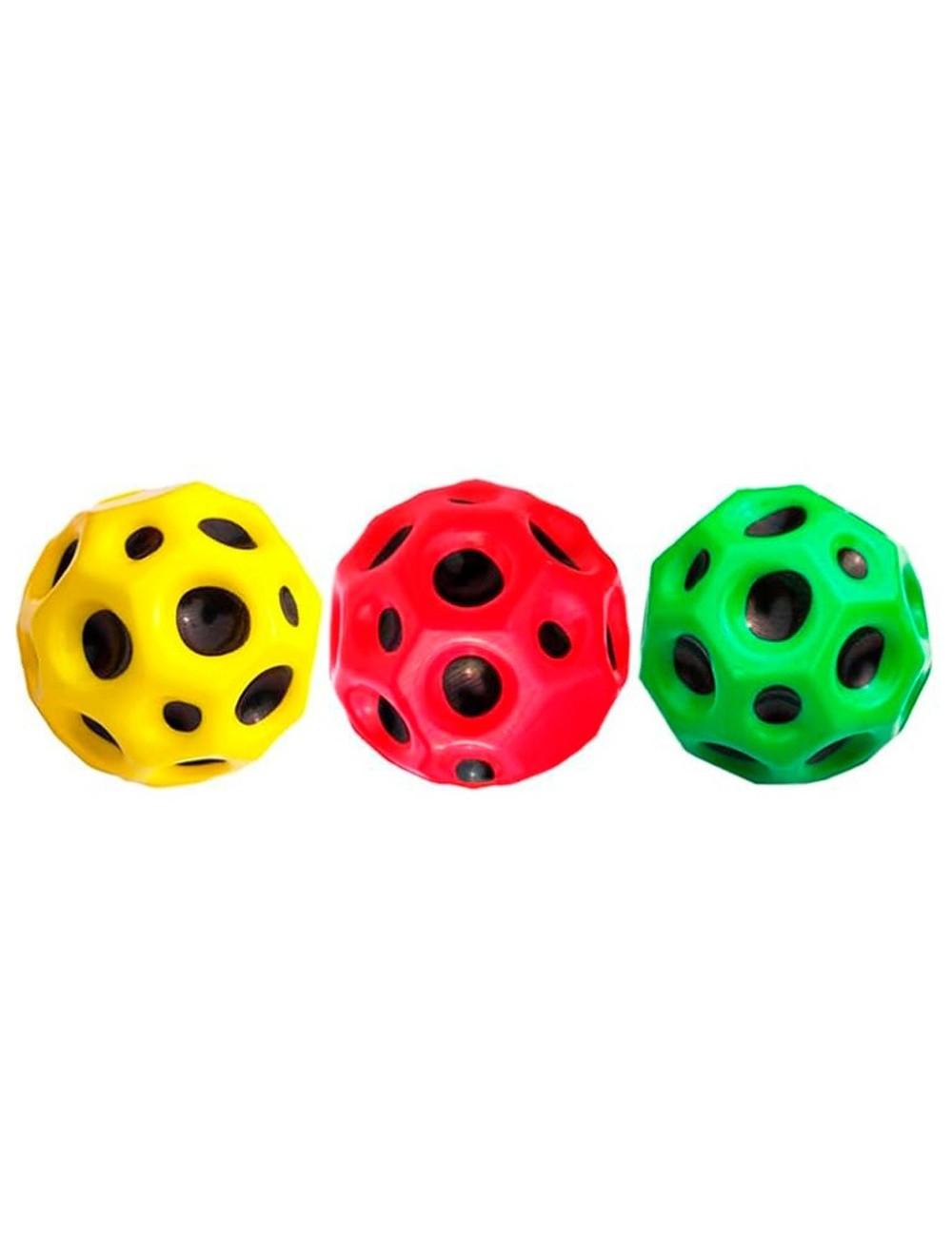 Pelotas Antiestres Saltarina Unicolor Unisex X 6 Unidades