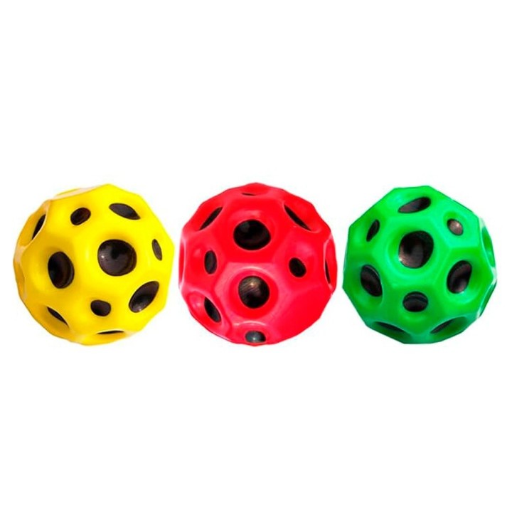Pelotas Antiestres Saltarina Unicolor Unisex X 6 Unidades