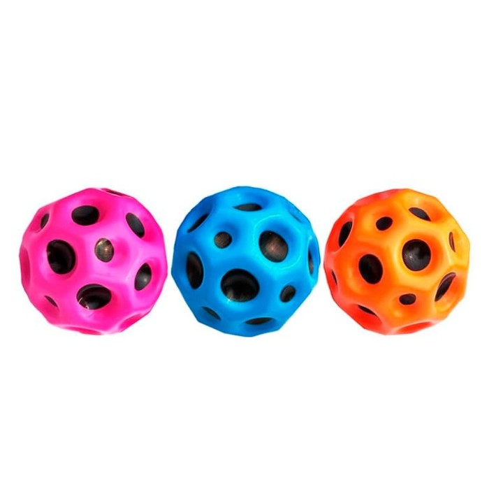 Pelotas Antiestres Saltarina Unicolor Unisex X 6 Unidades