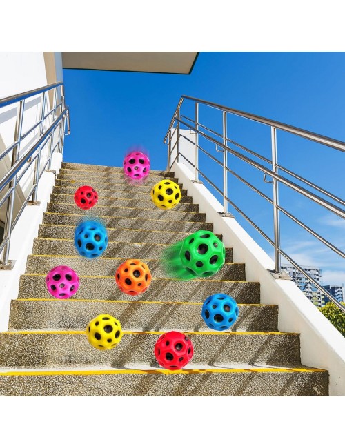 Pelotas Antiestres Saltarina Unicolor Unisex X 6 Unidades