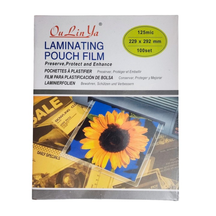 Lamina Acetato Transparente 175 Mic 80 X 110 Mm X 100 Und