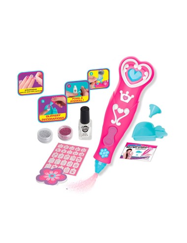 Juguete Kit Uñas Manicure Personalizado Con Aplicador