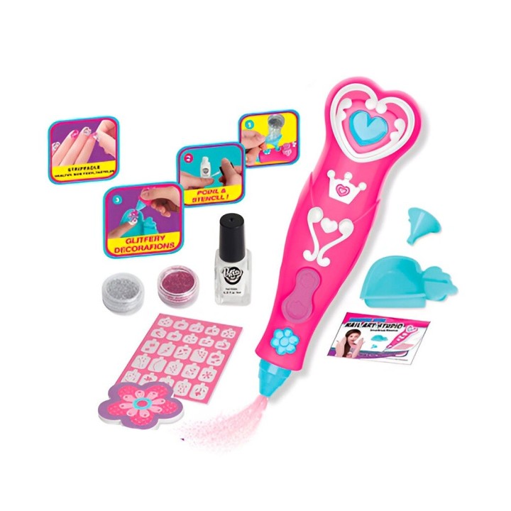 Juguete Kit Uñas Manicure Personalizado Con Aplicador