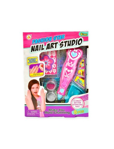 Juguete Kit Uñas Manicure Personalizado Con Aplicador