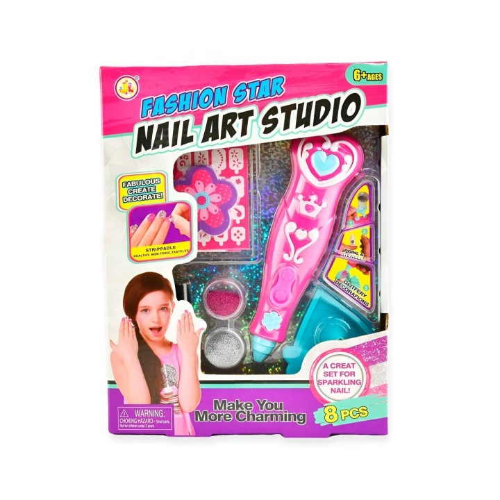 Juguete Kit Uñas Manicure Personalizado Con Aplicador
