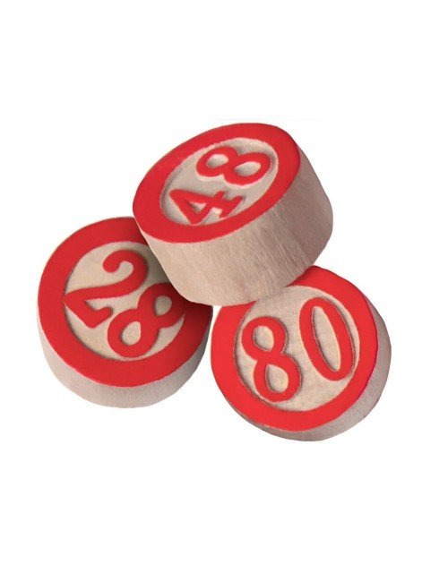 Juego De Mesa Siglo 90 Fichas En Madera Portable