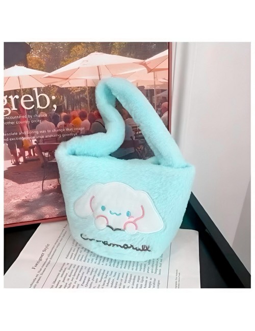 Bolso De Mano Niñas Anime Peluche Felpa Portable