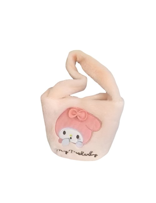 Bolso De Mano Niñas Anime Peluche Felpa Portable