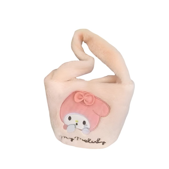 Bolso De Mano Niñas Anime Peluche Felpa Portable