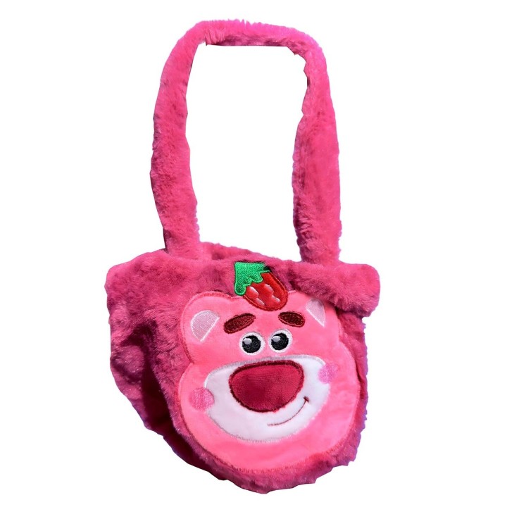 Bolso De Mano Niñas Anime Peluche Felpa Portable