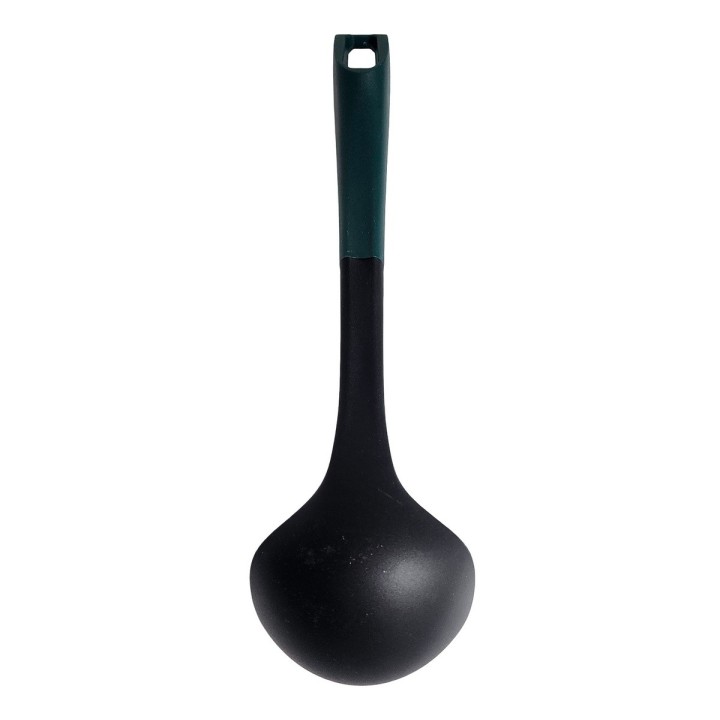 Cucharon De Cocina Con Mango Ergonomico Color Verde