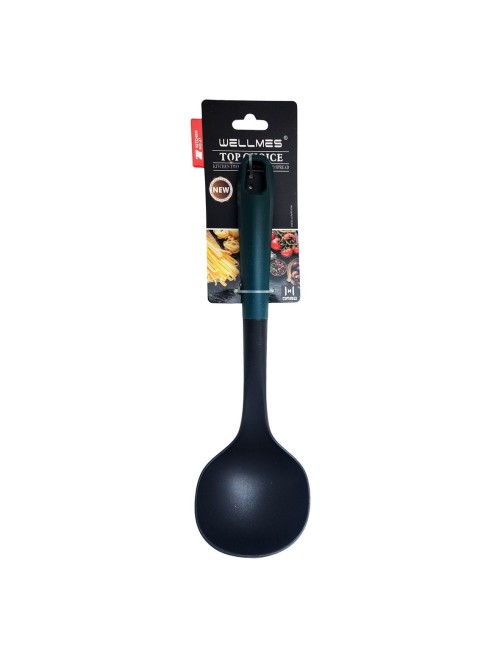 Cucharon De Cocina Con Mango Ergonomico Color Verde