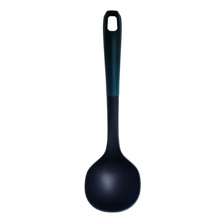 Cucharon De Cocina Con Mango Ergonomico Color Verde