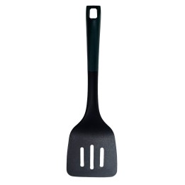 Espátula De Cocina Ranurada Mango Ergonomico Color Verde