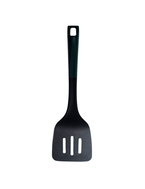 Espátula De Cocina Ranurada Mango Ergonomico Color Verde