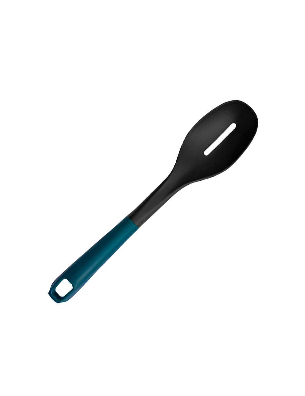 Cuchara De Cocina Ranurada Mango Ergonomico Color Verde