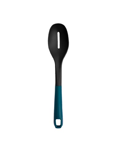 Cuchara De Cocina Ranurada Mango Ergonomico Color Verde