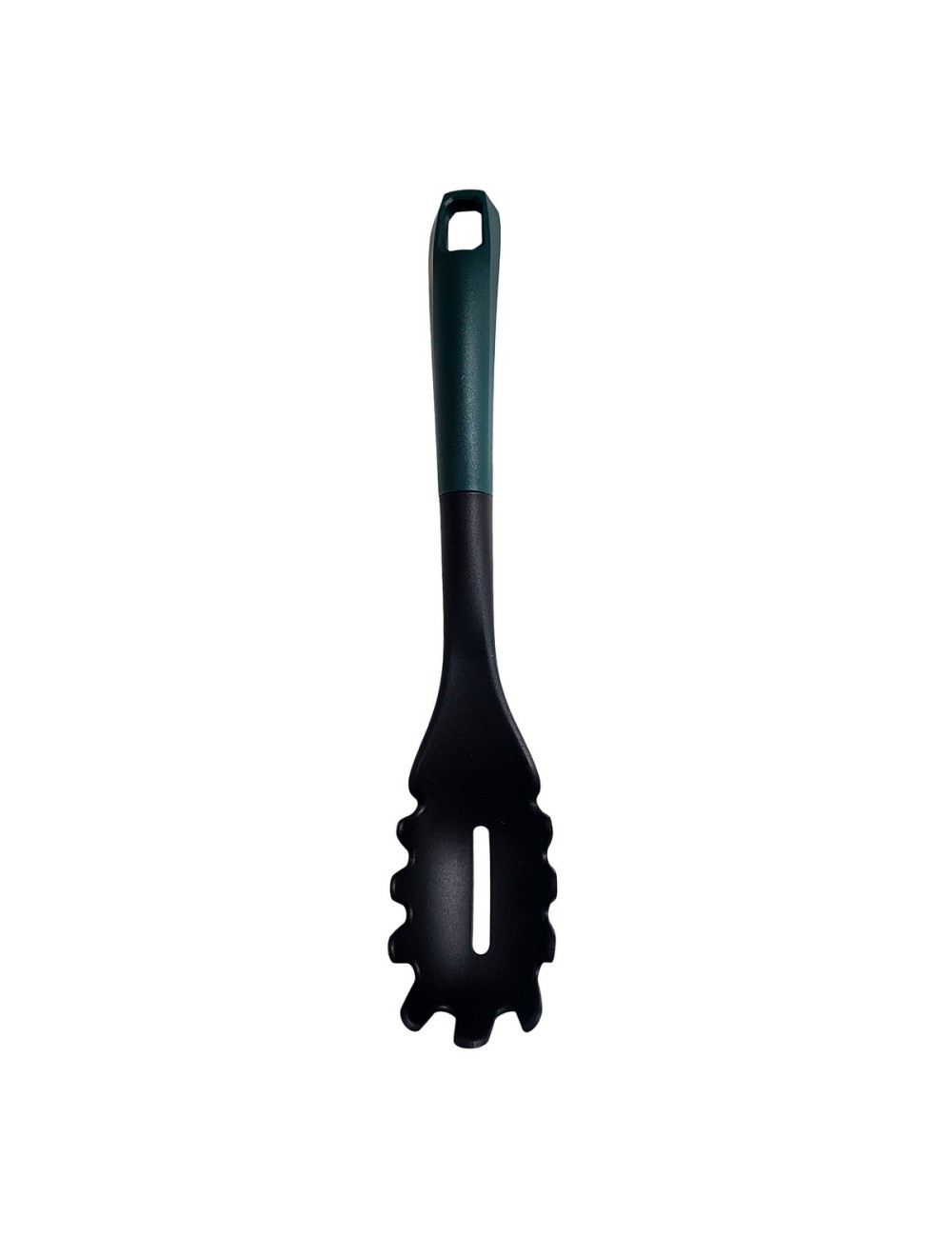 Cucharón Para Pasta Con Mango Ergonomico Color Verde