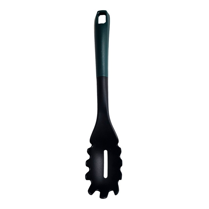 Cucharón Para Pasta Con Mango Ergonomico Color Verde