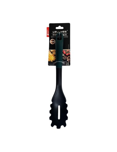 Cucharón Para Pasta Con Mango Ergonomico Color Verde