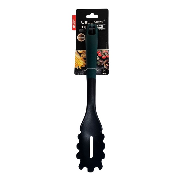 Cucharón Para Pasta Con Mango Ergonomico Color Verde