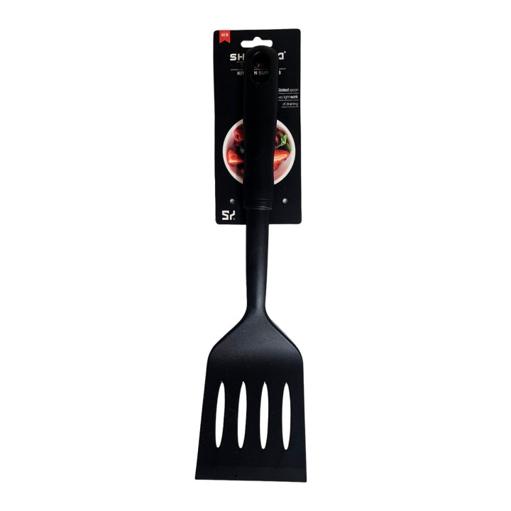Espatula Con Ranuras De Cocina Con Mango Ergonomico