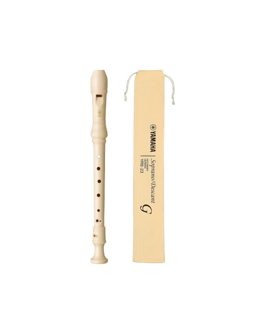 Flauta Profesional Yamaha Yrs23 Color Crema Portable