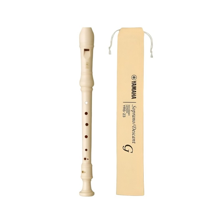 Flauta Profesional Yamaha Yrs23 Color Crema Portable