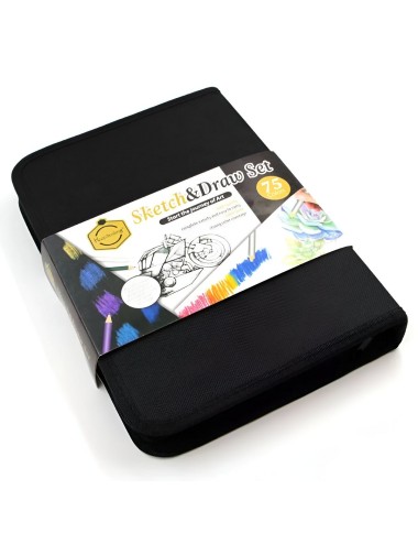 Set De Lapiz Color Dibujo Profesionalaccesorios + Estuche