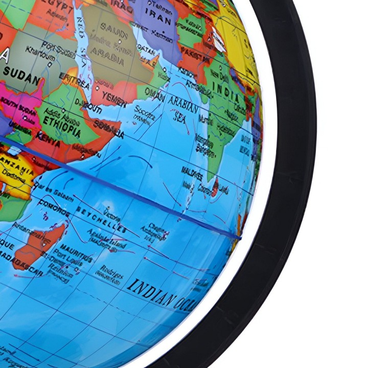 Mapamundi Globo Terráqueo De Escritorio Mundo 14.16 Cm