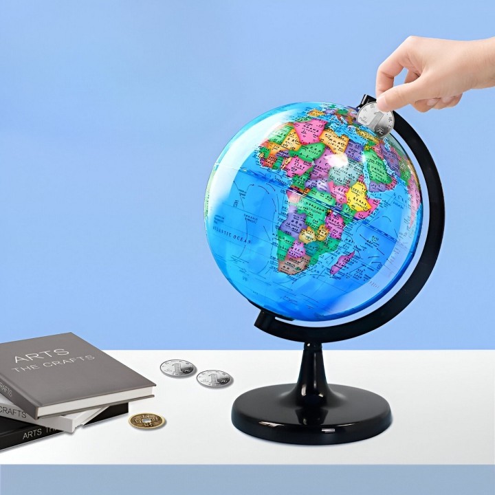 Mapamundi Globo Terráqueo De Escritorio Mundo 10.6 Cm