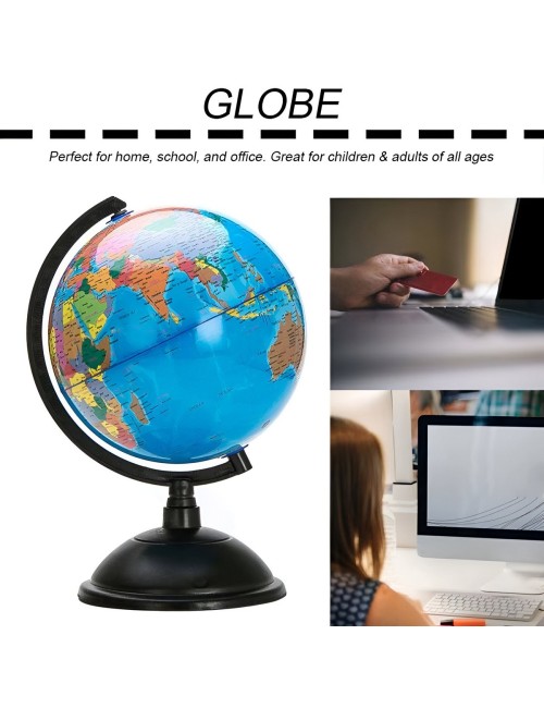 Mapamundi Globo Terráqueo De Escritorio Mundo 20 Cm