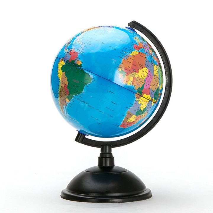 Mapamundi Globo Terráqueo De Escritorio Mundo 20 Cm