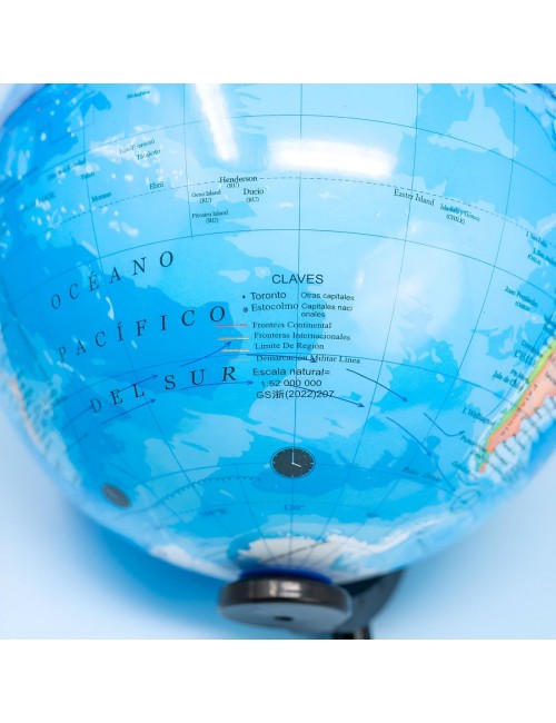 Mapamundi Globo Terráqueo De Escritorio Mundo 30 Cm