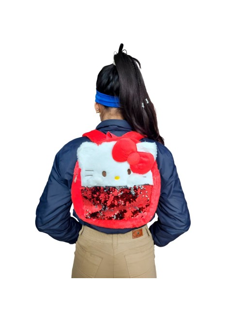Bolso Anime Hello Kitty Peluche Felpa Portable