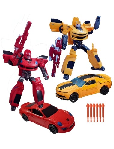 Figura Robot Carro Transformers Coleccionable Transformable